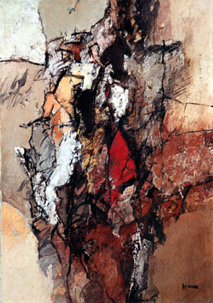 <b>Torse de centaure</b><br>huile sur toile | 70x50 cm<br> Collection privée